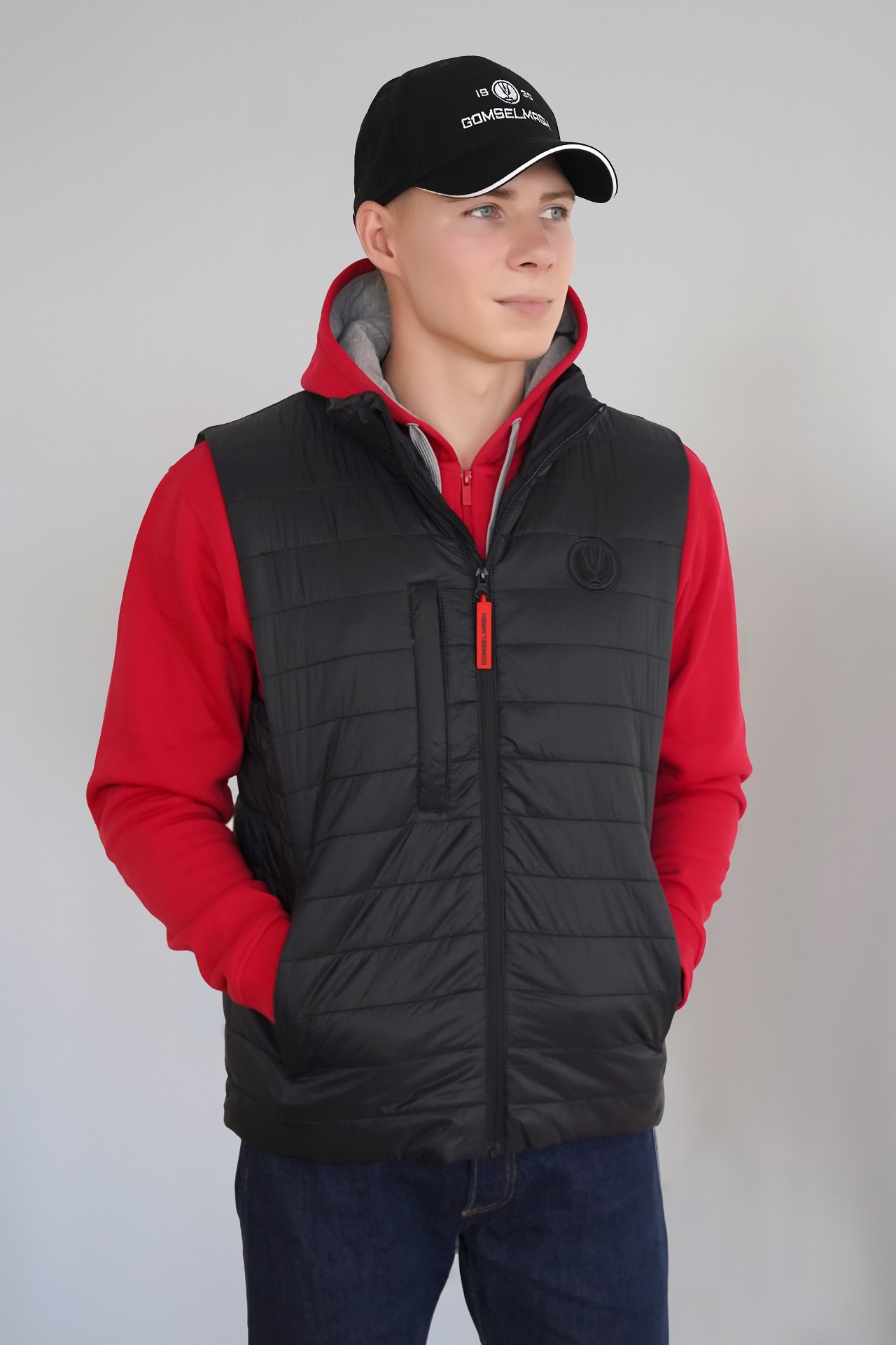 Жилет утепленный STAN, черный