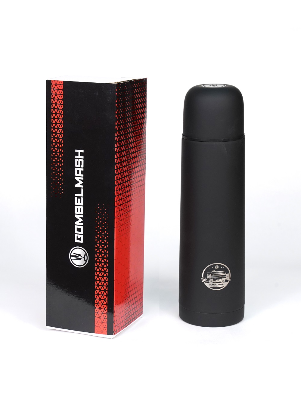 Термос Ямал Soft черный, шубер