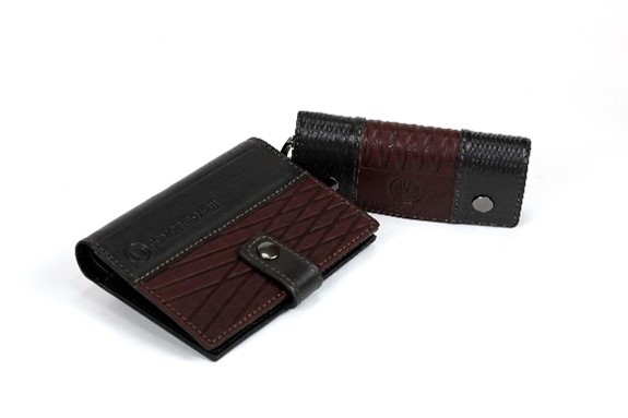 Набор подарочный бумажник с ключницей