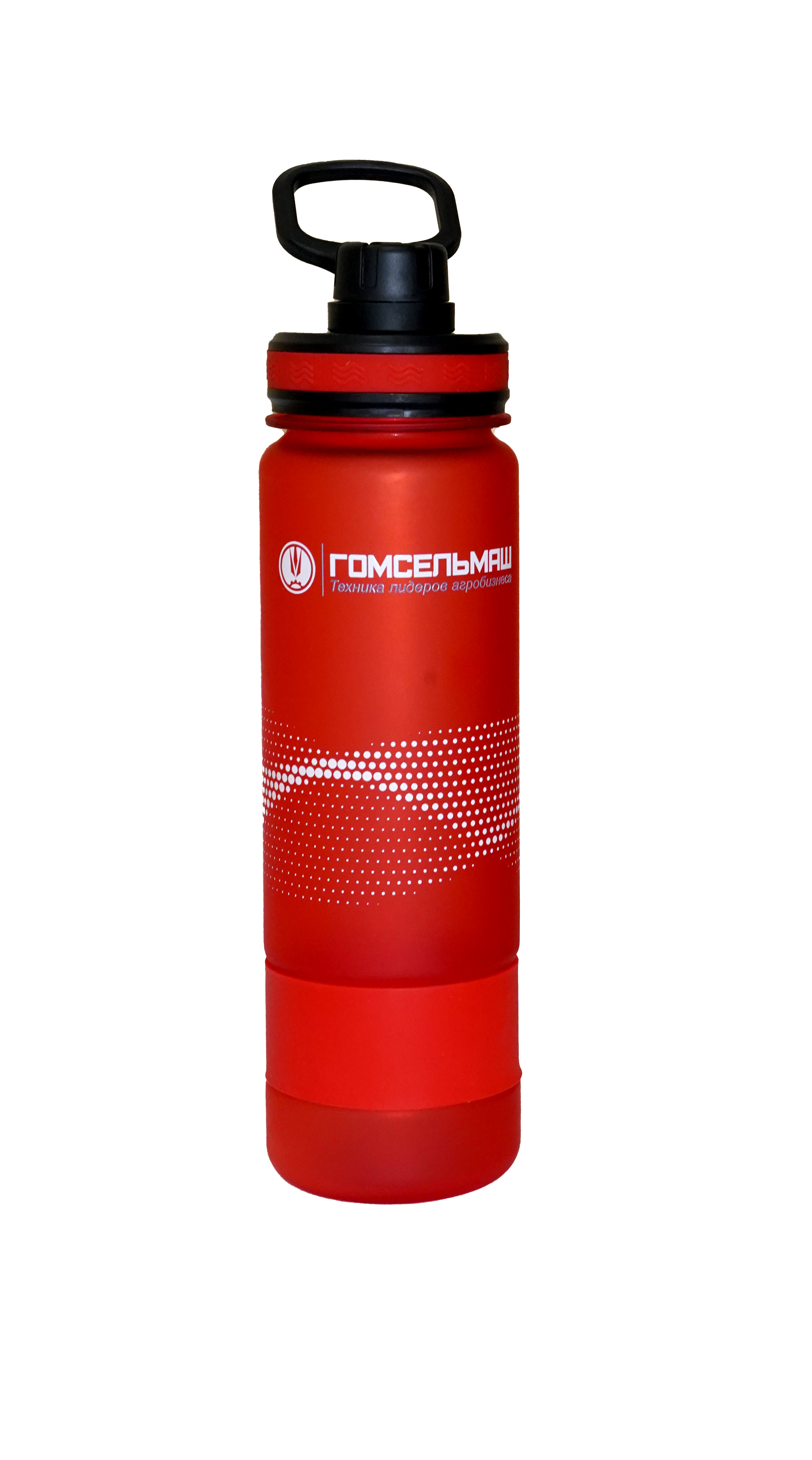 Бутылка для воды с ручкой Misty, 850 мл, красный